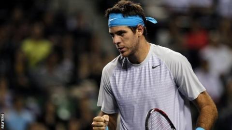 Juan Martin Del Potro through to the Japan Open Final