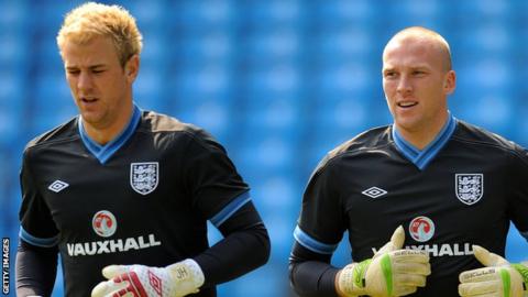 Joe Hart and John Ruddy