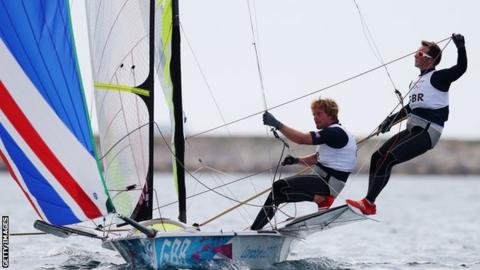 British sailors Stevie Morrison and Ben Rhodes