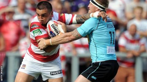 Wigan's Harrison Hansen