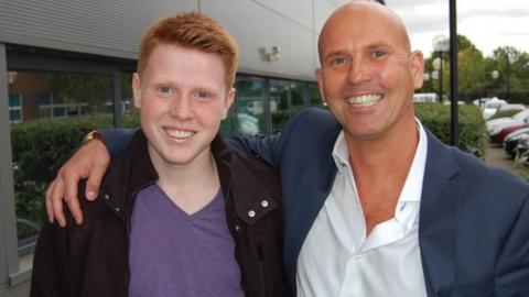 Rob Jr and Rob Sr Johnstone