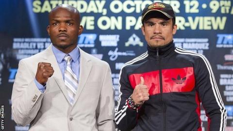 Timothy Bradley and Juan Manuel Marquez