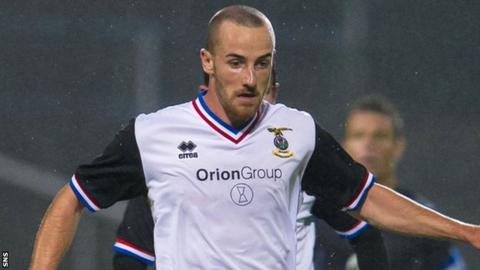 Inverness Caledonian Thistle midfielder James Vincent