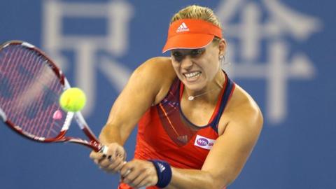 Angelique Kerber has claimed the final WTA Championship place