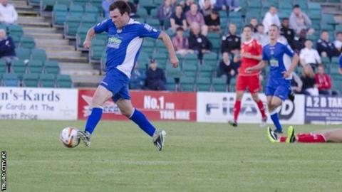 Truro City striker Liam Eddy