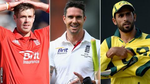 Boyd Rankin, Kevin Pietersen, Fawad Ahmed