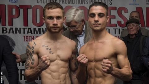 Carl Frampton and Jeremy Parodi
