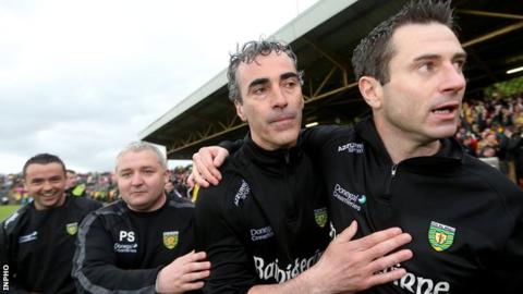 Rory Gallagher to join Maxi Curran (far left) in managing Donegal Under-21s