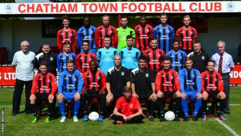 Chatham Town team line-up