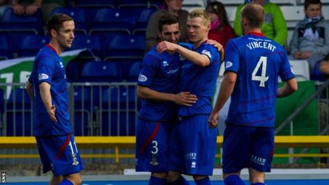 Inverness CT are currently second in the Scottish Premiership