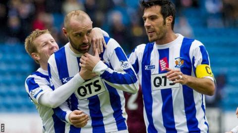 Kris Boyd scored twice for Kilmarnock