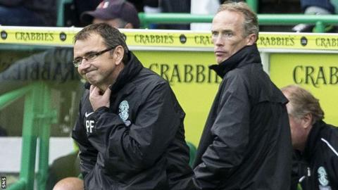 Hibs boss Pat Fenlon