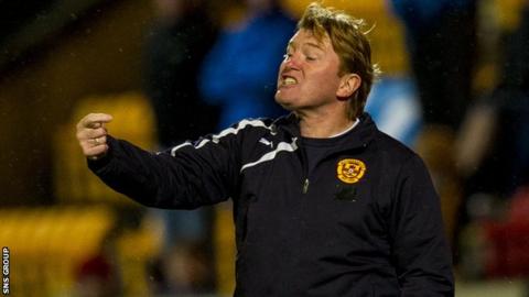 Motherwell manager Stuart McCall