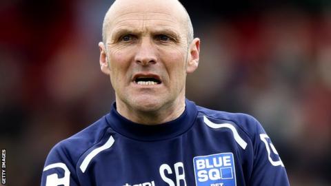 Kidderminster Harriers manager Steve Burr