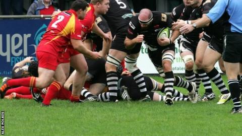 Launceston in action against Cambridge