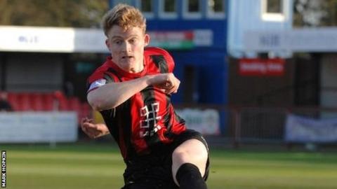 Danny Fitzsimons for previous club Histon