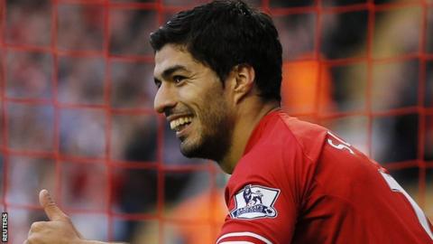 Liverpool's Luis Suarez