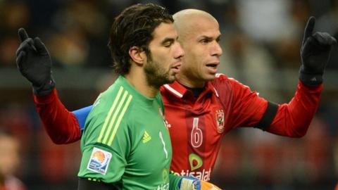 Sherif Ekramy (left)