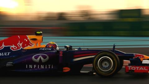 Red Bull Racing's Mark Webber claims pole position for the Abu Dhabi Grand Prix at Yas Marina