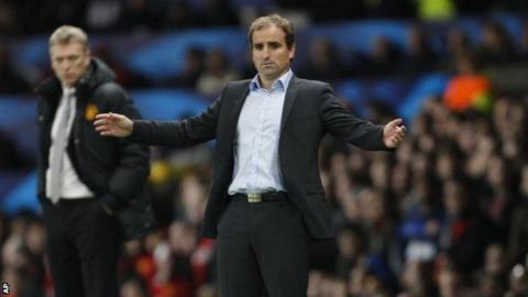 Real Sociedad's coach Jagoba Arrasate