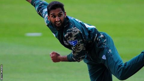 Worcestershire spinner Shaaiq Choudhry