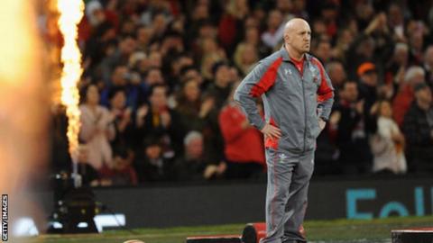 Shaun Edwards at the Millennium Stadium