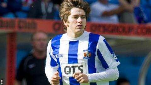 Kilmarnock winger Chris Johnston