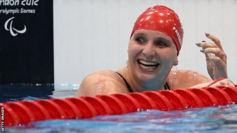 Paralympic swimmer Heather Frederiksen