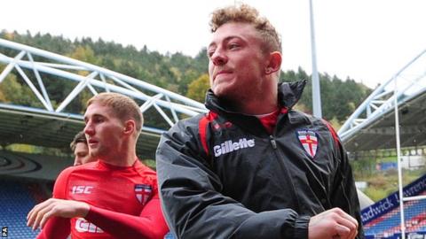 Josh Charnley England training