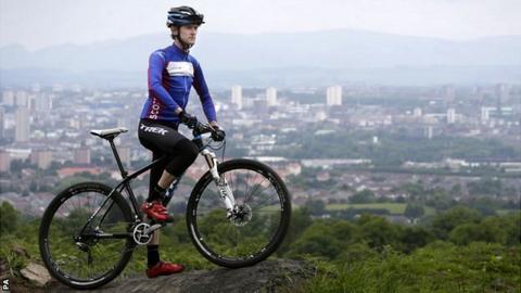 Mountain biker Rab Wardell