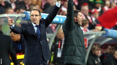 Martin O'Neill and Roy Keane