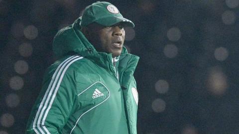 Nigeria coach Stephen Keshi