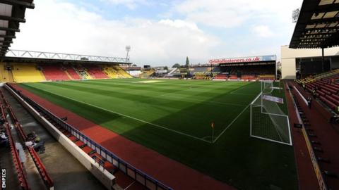 Watford's vicarage Road ground