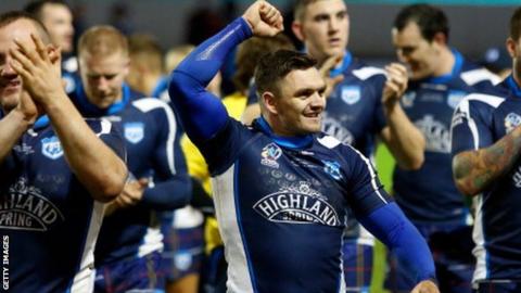 Scotland half-back Danny Brough