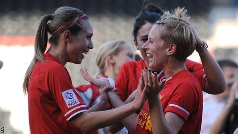 Liverpool striker Natasha Dowie