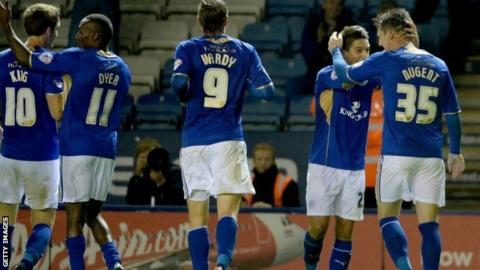 Leicester celebrate