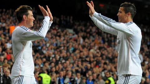 Gareth Bale and Cristiano Ronaldo