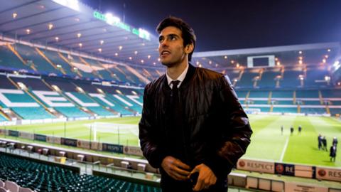 AC Milan midfielder Kaka at Celtic Park