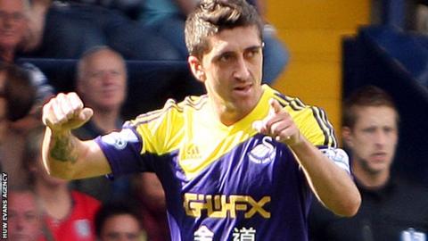 Swansea's Pablo Hernandez