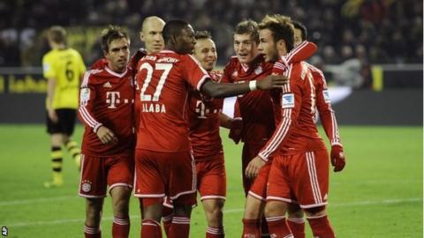 Bayern Munich celebrate