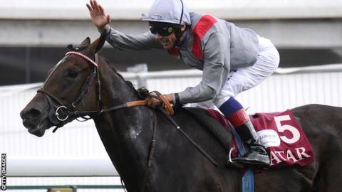 Frankie Dettori on board Treve