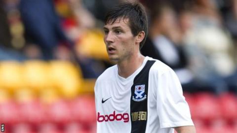 Ayr United's Michael Donald