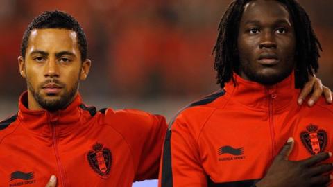 Mousa Dembele and Romelu Lukaku