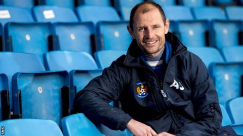 Kilmarnock manager Allan Johnston