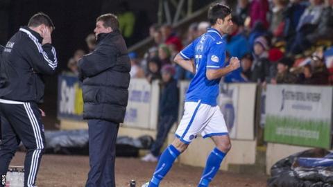Rory Fallon is sent off