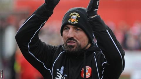 Tamworth boss Dale Belford
