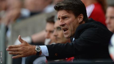 Swansea City manager Michael Laudrup