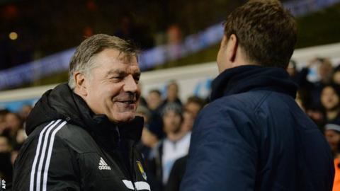 Sam Allardyce relieved after West Ham beat Tottenham