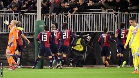 Cagliari score