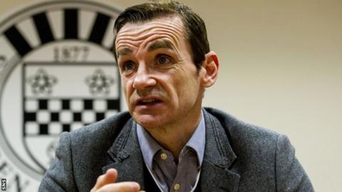 St Mirren boss Danny Lennon